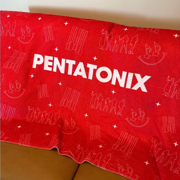 Pentatonix Other - NWOT Pentatonix VIP Fan Throw Blanket, Mink & Sherpa